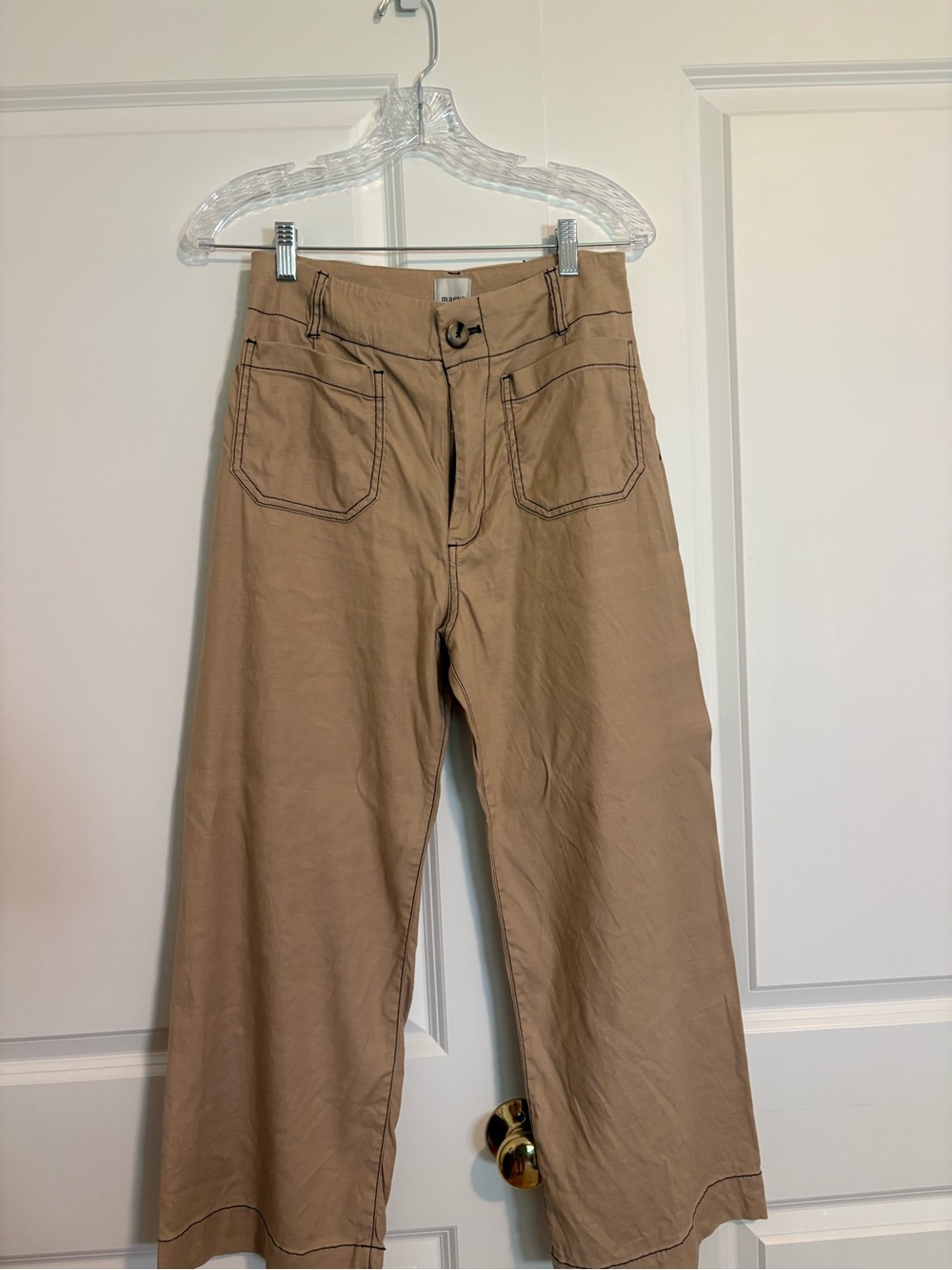 Anthro Maeve Wide-Leg Pants